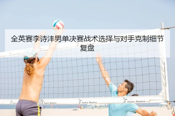 全英赛李诗沣男单决赛战术选择与对手克制细节复盘